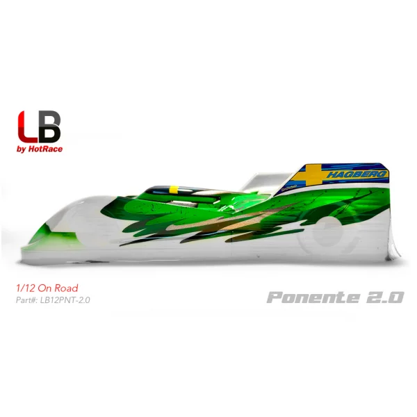 Lens Bodies Lens 1:12 Onroad Body Ponente 2.0 Light Weight