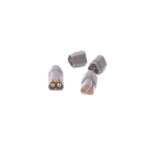 MT60 Plug Male and Female Black - 1 Pair
