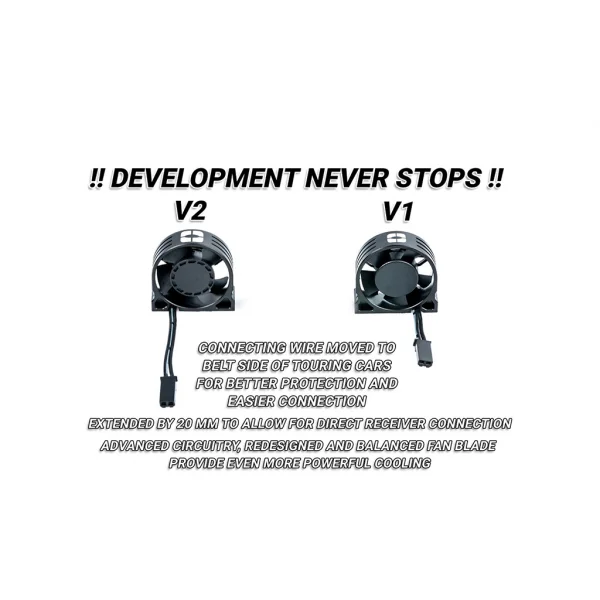 Nosram Aluminium High Rev Motor Fan V2 30x30x10mm