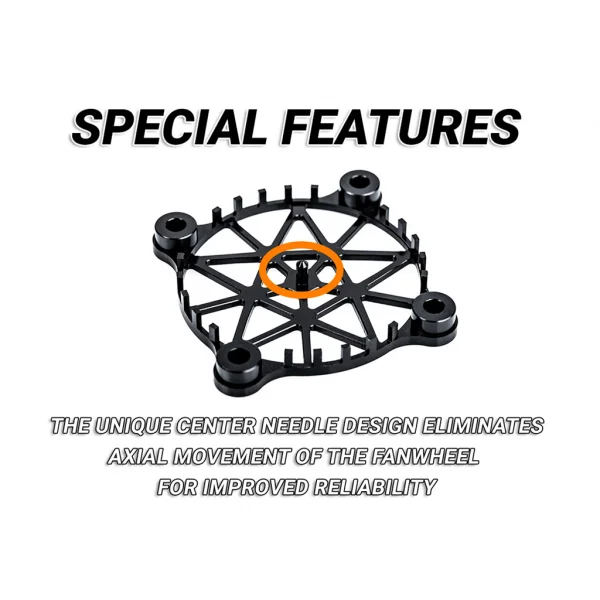 NOSRAM Alloy Safety Mesh V2 for 40mm Fan - Black — image 2 of 5