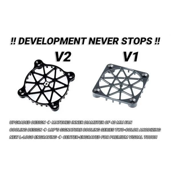 NOSRAM Alloy Safety Mesh V2 for 40mm Fan - Black — image 4 of 5