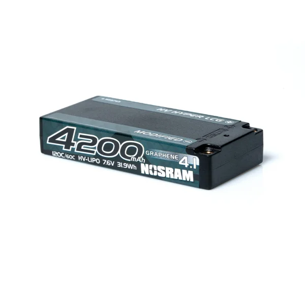 Nosram Graphene 4.1 4200mAh 2S HV Hyper LCG Mod Shorty LiPo