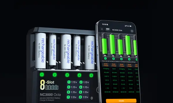 SKY RC NC3000 Octa AA/AAA NiNH/NiCD Charger — image 5 of 5