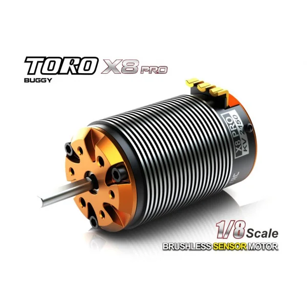 TORO 1:8 X8 Pro 1Y Sensorless BL Motor