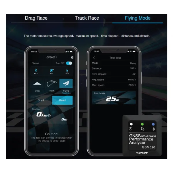 SKY RC GNSS Performance Analyzer / Speed Meter