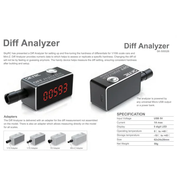 SKY RC Diff Analyzer