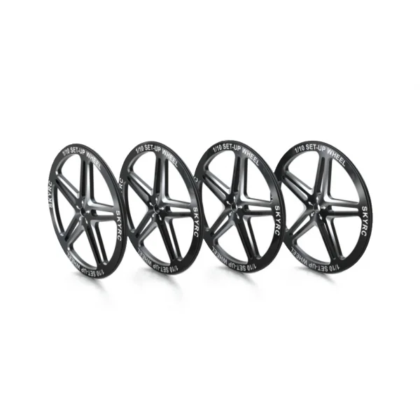 Sky 1:10 Set Up Wheels - Black (4)