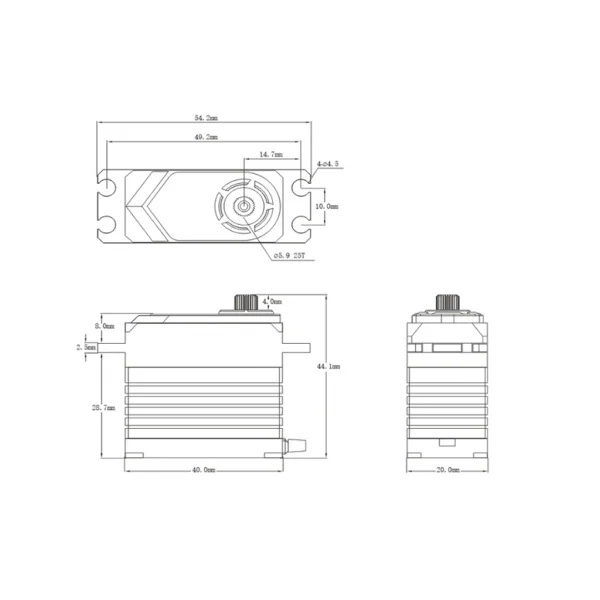 SRT BHX9 HV Brushless Servo
