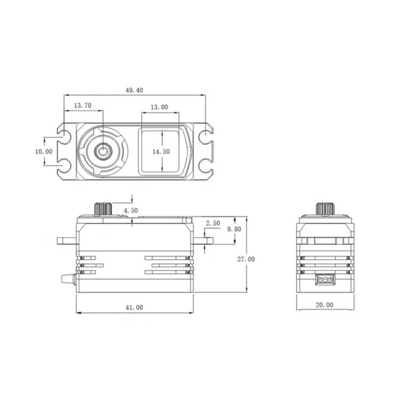 SRT CH712S 1:10 Scale On-Road HV Servo