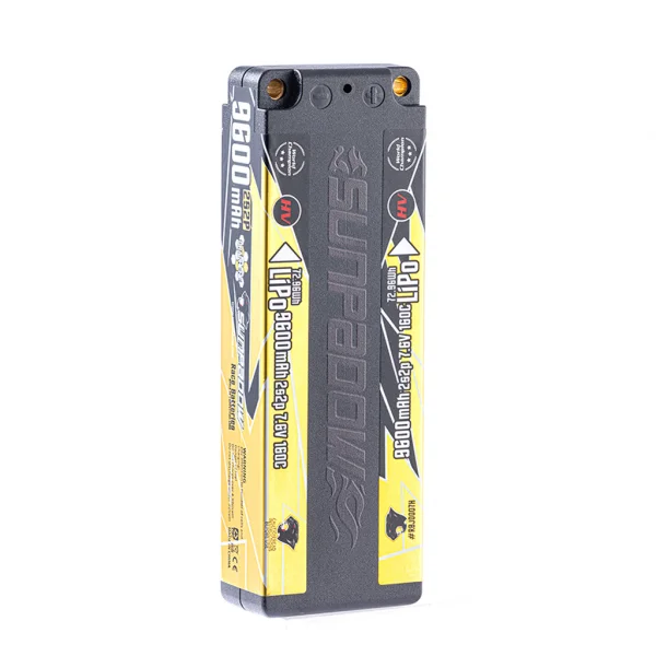 Sunpadow LiPo 9600mAh 7.6v 2S 160C Shorty 25.1mm