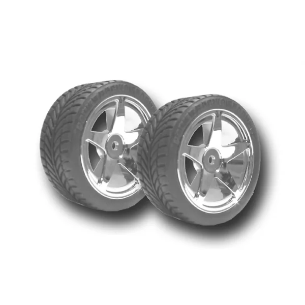 Chrome 5 Spoke & Street Tyres (pair)