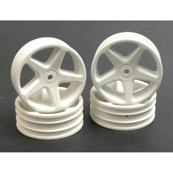 Schumacher 20mm TC Wheels - 5 Spoke - White (4)
