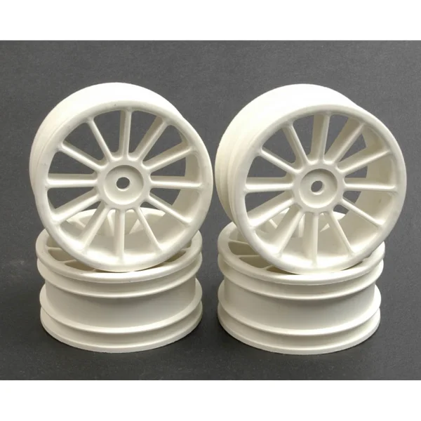 Wheel; 12 spoke 25mm - White (4)
