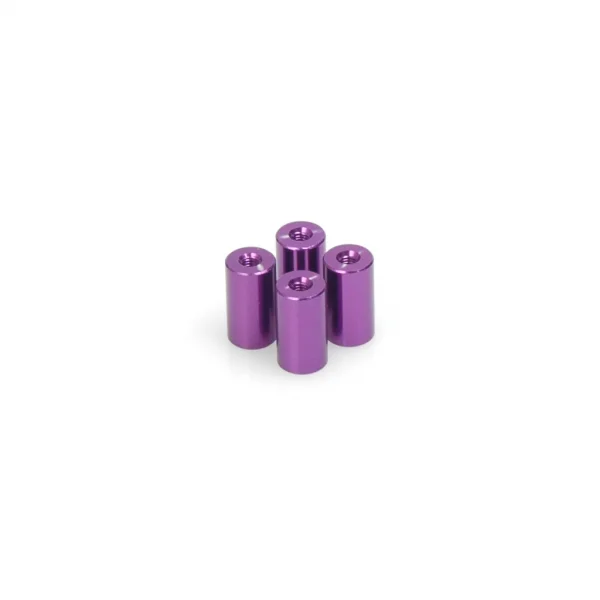 Purple Alloy Spacer - M3x14 (4)