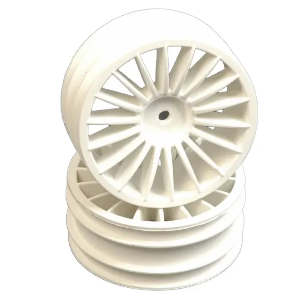 Wheel; Front - White 18 Spoke - GTR (2) — image 1 of 3