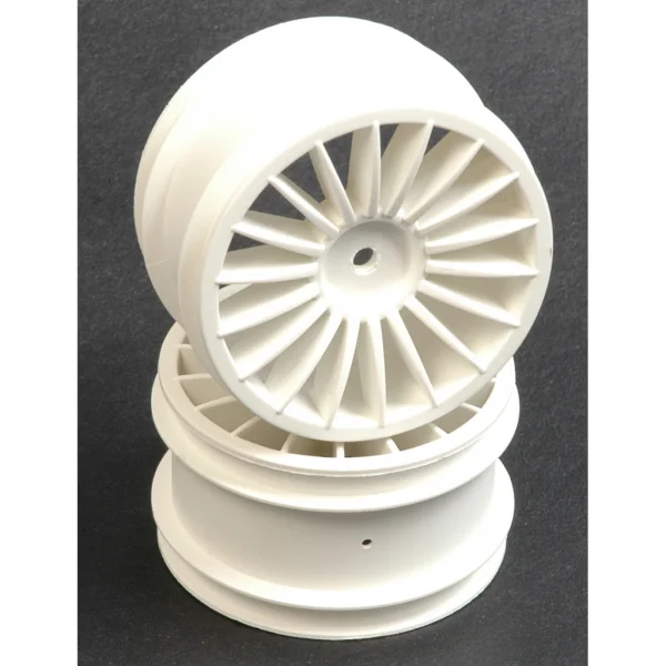Wheel; Rear - White 18 Spoke - GTR (2)