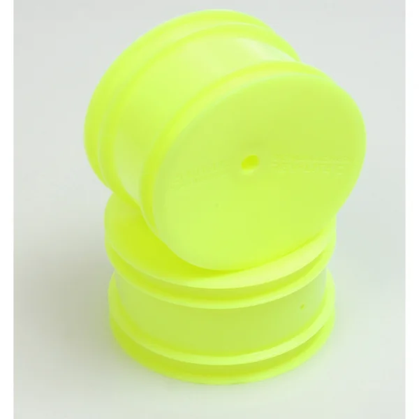 Schumacher CAT 1:10 Buggy Rear Wheels - Pin Fitting - Yellow (2)