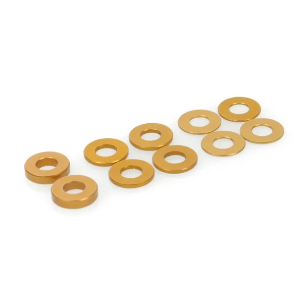 Alloy Spacers M4x9mm 0.5;1;2mm (10)