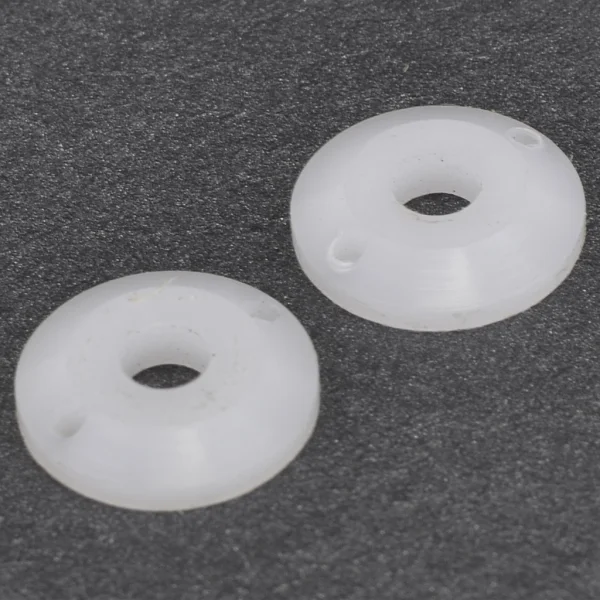 Small Bore Taper Piston 1.2mm - White - 1 Pair