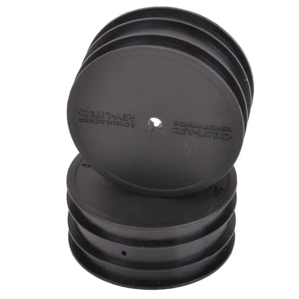Schumacher Cat K1 4WD Buggy Front Wheels - Black (2) — image 1 of 2
