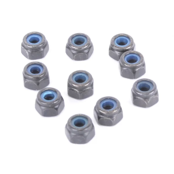Speed Pack - M3 Nyloc Nut Steel - Black (10)