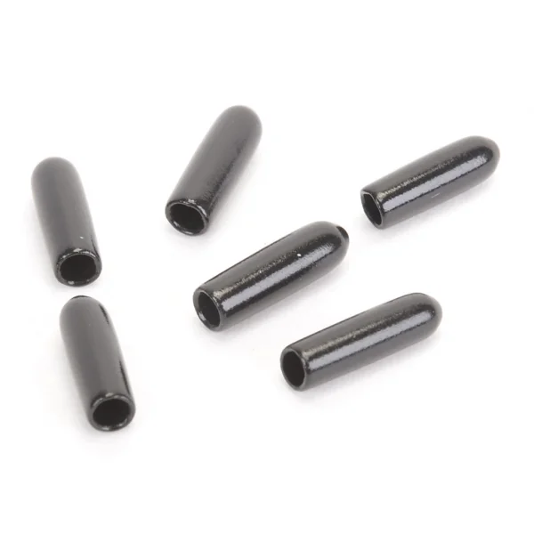 Aerial Antenna Tube Caps - Black - Pack of 6