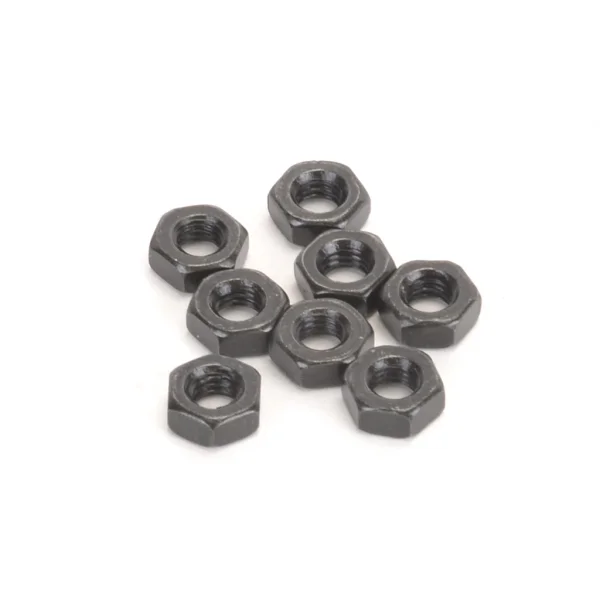 Speed Pack M3 Steel Nut Black (8)