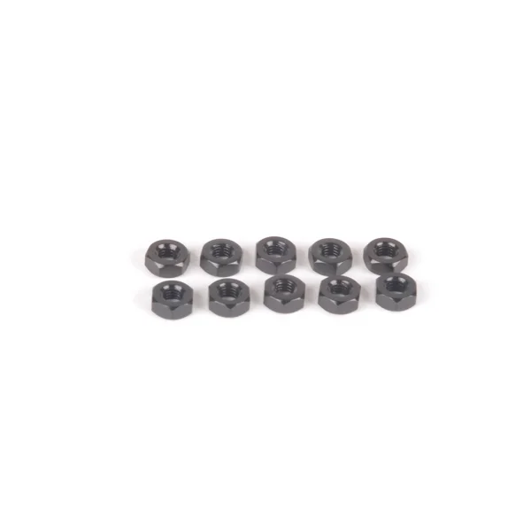 Speed Pack M3 Alloy Nuts - Black - (10)