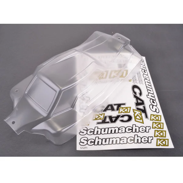 Bodyshell - Decals & Window Mask; Clear - CAT K1 ** CLEARANCE **