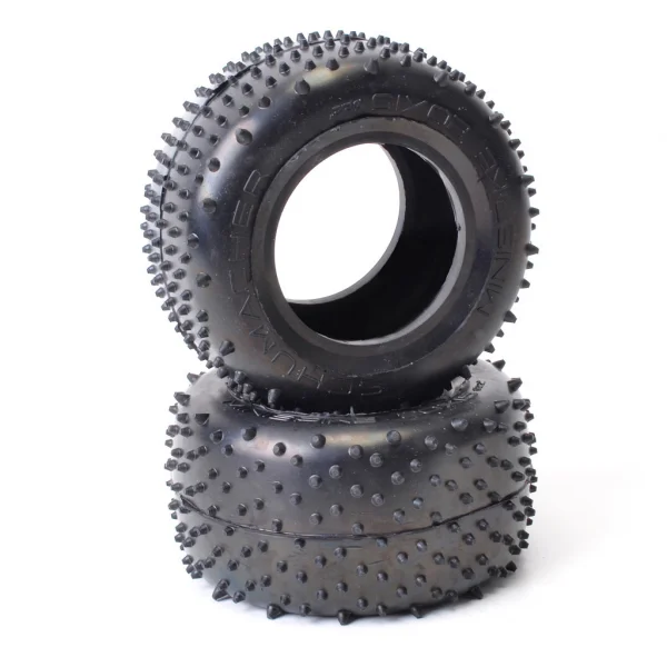 Schumacher Mini Spike 2.2 Truck Tyres - Blue (2)