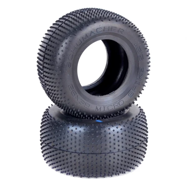 Schumacher Micro Spike 2.2 Truck Tyres - Blue (2)