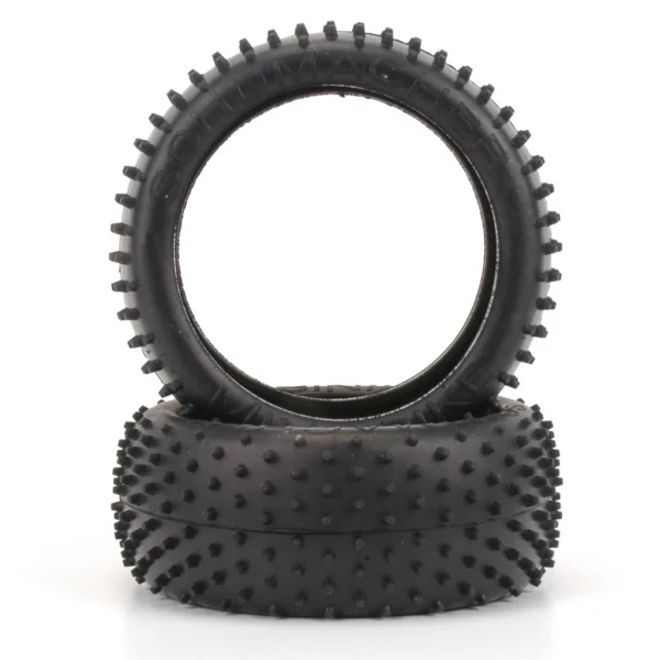 Schumacher Yellow Mini Spike 1:8 Buggy Tyres - 1 Pair