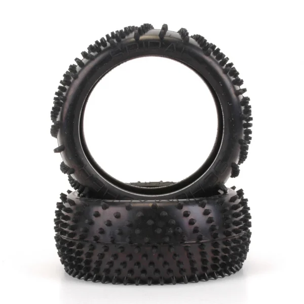 Schumacher Silver Spiral 1:8 Buggy Tyres - 1 Pair
