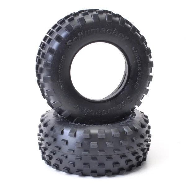 Schumacher Stagger Rib SC Tyres - Blue - 1 Pair