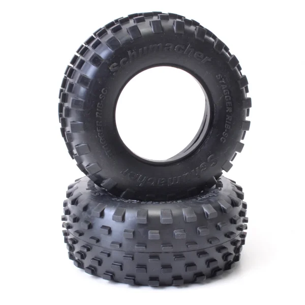 Schumacher Stagger Rib SC Tyres - Silver - 1 Pair