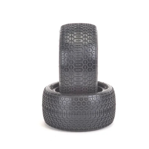 Schumacher Honeycomb Tyres - 1:10 Rear - Yellow - 1 Pair