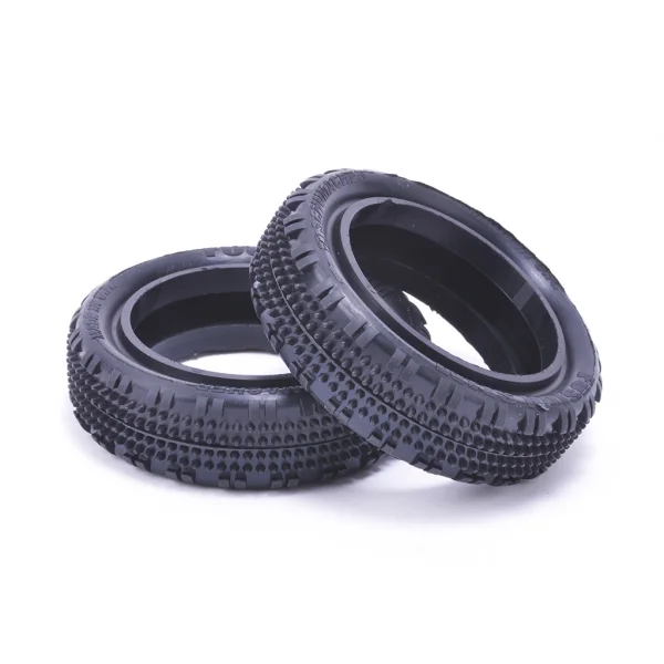 Schumacher Fusion Slim 1:10 2WD Tyres - Front - Yellow (2)