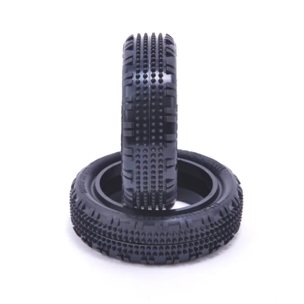 Schumacher Fusion Slim 1:10 2WD Tyres - Front - Silver (2)