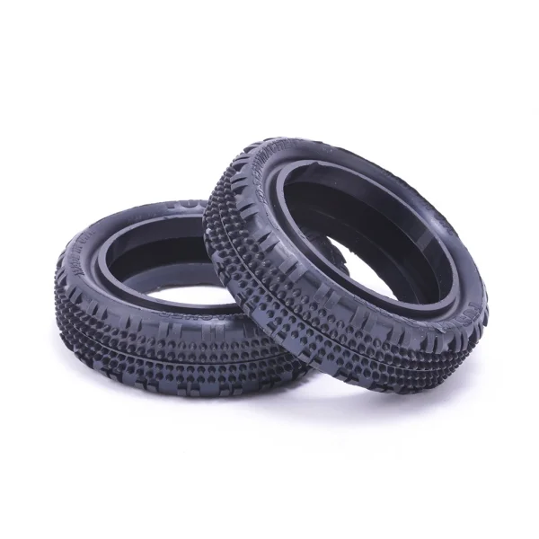 Schumacher Fusion Slim 1:10 2WD Tyres - Front - Silver (2)