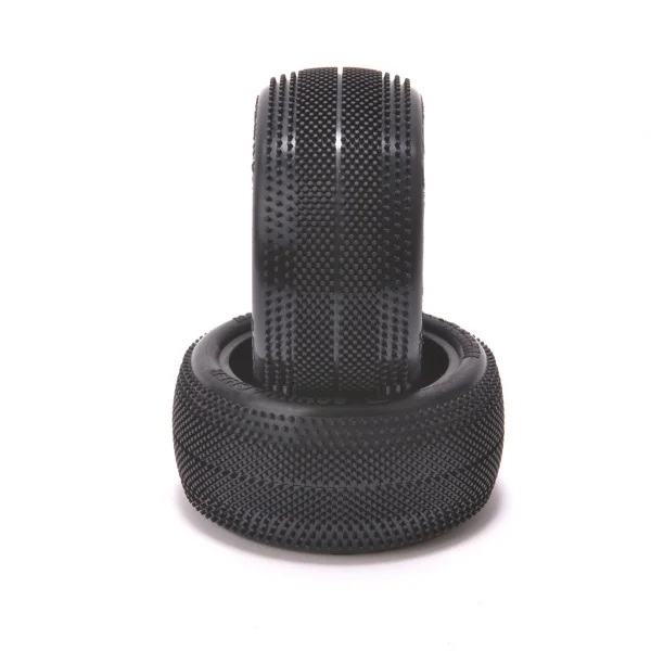 Schumacher Azami 1:10 Rear Buggy Tyres - Yellow (2)