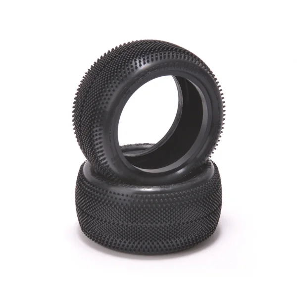 Schumacher Azami 1:10 Rear Buggy Tyres - Yellow (2)