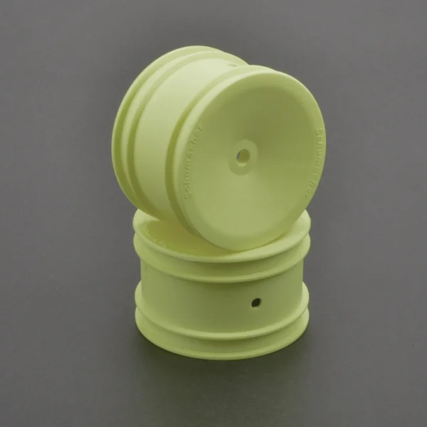 Schumacher 1:10 Rear Buggy Wheels - Yellow - 1 Pair