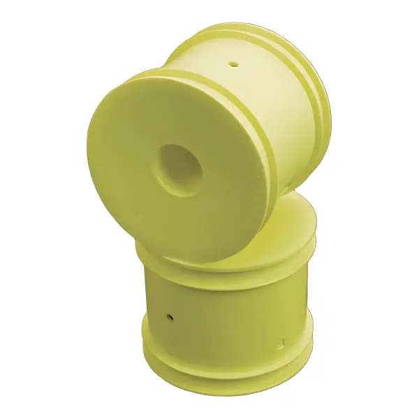 Schumacher 2.2 Stadium Truck Wheel - 12mm Hex - Yellow - 1 Pair — image 1 of 2
