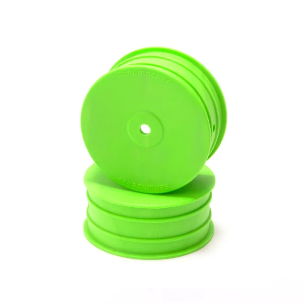 Schumacher Buggy 4WD Front Wheels - Green (2)
