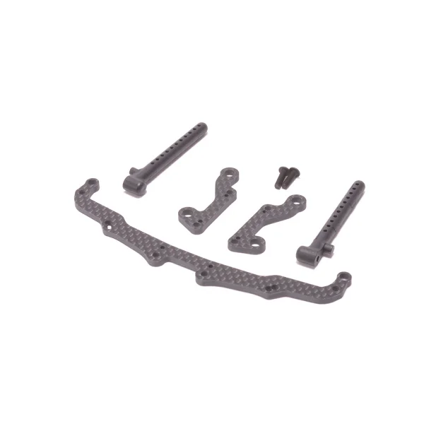 Carbon Fibre Lightweight Rear Shock Mount Set - Mi9