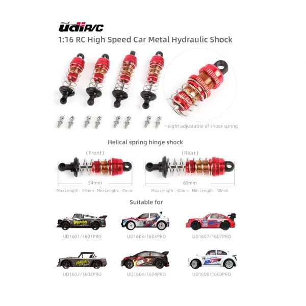 UDIRC - Metal Hydraulic Shocks (4)