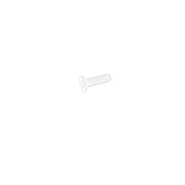 2.6*8KB Hex socket Countersunk head tapping screw 8pcs