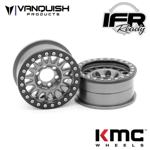 Vanquish KMC 1.9 KM445 IMPACT Grey Anodized