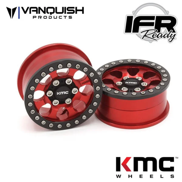 Vanquish KMC 1.9 KM237 Riot Red Anodized