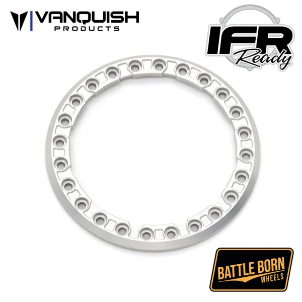 Vanquish Battle Born Wheels 1.9 Beadlock Clear 1pc — image 1 of 2